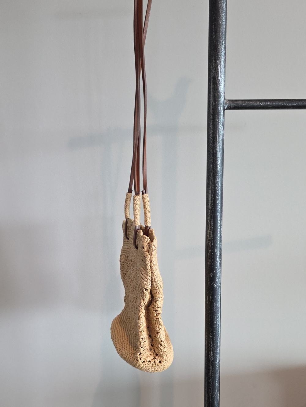 NWT Sezane Ralph Weaved Bag In Raffia - Picture 8 of 13